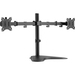 Amer Dual Articulating Arm Monitor Stand - Up to 32" Screen Support - 35.27 lb Load Capacity - Desktop - Steel
