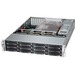 Supermicro SuperChassis 826BE1C4-R1K23LPB - Rack-mountable - Black - 2U - 12 x Bay - 3 x 3.15" x Fan(s) Installed - 2 x 1200 W - Power Supply Installed - EATX, EE-ATX, ATX Motherboard Supported - 12 x External 3.5" Bay - 7x Slot(s)