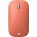 Microsoft Modern Mobile Mouse - BlueTrack - Cable/Wireless - Bluetooth - 2.40 GHz - Peach - USB - Scroll Wheel - 4 Button(s)