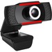 Adesso CyberTrack CyberTrack H3 Webcam - 1.3 Megapixel - 30 fps - Black, Red - USB 2.0 - 1280 x 720 Video - CMOS Sensor - Manual Focus - Microphone - Computer, Notebook, Smart TV