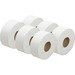 SKILCRAFT Jumbo Roll Toilet Tissue - 1 Ply - 3.50" x 4000 ft - White - Fiber Paper - For Toilet, Restroom - 6 / Carton - TAA Compliant