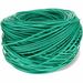 AddOn Cat5e UTP Patch Network Cable - 1000 ft Category 5e Network Cable for Patch Panel, Hub, Switch, Media Converter, Router, Network Device - First End: Bare Wire - Second End: Bare Wire - Patch Cable - OFNP - 24 AWG - Green - 1