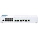 QNAP QSW-M408-2C Ethernet Switch - 8 Ports - Manageable - 2 Layer Supported - Modular - Twisted Pair, Optical Fiber - Desktop - 2 Year Limited Warranty