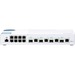 QNAP QSW-M408-4C Ethernet Switch - 8 Ports - Manageable - 2 Layer Supported - Modular - Twisted Pair, Optical Fiber - Desktop - 2 Year Limited Warranty