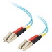 C2G Fiber Optic Duplex Network Cable - 10 ft Fiber Optic Network Cable for Network Device - First End: 2 x LC Network - Male - Second End: 2 x LC Network - Male - 10 Gbit/s - Red