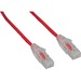 ENET Cat.6a Network Cable - 8 ft Category 6a Network Cable for Network Device - First End: 1 x RJ-45 Network - Male - Second End: 1 x RJ-45 Network - Male - 28 AWG - Red