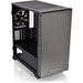 Thermaltake S100 Tempered Glass Micro Chassis - Micro Tower - Black - SPCC, Tempered Glass, Steel, Metal - 4 x Bay - 1 x 4.72" x Fan(s) Installed - 0 - Micro ATX, Mini ITX Motherboard Supported - 5 x Fan(s) Supported - 2 x Internal 2.5" Bay - 2 x External