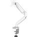 Fellowes Platinum Series Single Monitor Arm - White - 1 Display(s) Supported - 32" Screen Support - 17.60 lb Load Capacity - 1 Each