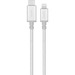 Moshi Integra USB-C to Lightning Cable 4 ft (1.2 m) Jet Silver - 4 ft Lightning/USB-C Data Transfer Cable for iPhone, iPad, iPad Air - First End: 1 x USB 2.0 Type C - Male - Second End: 1 x Lightning - Male - 480 Mbit/s - MFI - Jet Silver