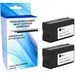 eReplacements Remanufactured Ink Cartridge - Alternative for HP 934XL - Black - Inkjet - High Yield - 1000 Pages Black (Per Cartridge) - 2 Pack