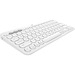 Logitech K380 Keyboard - Wireless Connectivity - Bluetooth - 32.81 ft - MacBook, iPhone, iPad, iPad Air, iPhone 11, iPhone 12, iPhone SE, iPhone 13 - Windows, Mac, Mac OS, iOS, iPadOS, Linux - Scissors Keyswitch - AAA Battery Size Supported - Off White