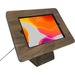 CTA Digital Premium Angle-Flip Security Kiosk Stand for iPad (Wood) - Up to 10.2" Screen Support - Walnut - Wood