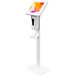 CTA Digital Tablet PC Stand - Up to 10.5" Screen Support - 45" Height x 2.5" Width x 1.5" Depth - Floor - Steel - White