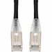 AddOn 3ft Black CAT 6A Shielded PVC Ethernet Cable Snagless Bubble Boot RJ-45 M/M - 3 ft Category 6a Network Cable for Network Device - First End: 1 x RJ-45 Network - Male - Second End: 1 x RJ-45 Network - Male - Patch Cable - Shielding - CM - 24 AWG - Bl