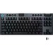 Logitech G915 TKL Tenkeyless Lightspeed Wireless RGB Mechanical Gaming Keyboard - Wireless Connectivity - Bluetooth/Wi-Fi - USB Interface Multimedia, Macro Hot Key(s) - English - PC, Windows, Mac OS, Chrome OS, Android, iOS - Mechanical Keyswitch - Carbon