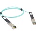 Black Box Fiber Optic Network Cable - 32.80 ft Fiber Optic Network Cable for Switch, Router, Server, Network Device - First End: 1 x SFP+ Network - Male - Second End: 1 x SFP+ Network - Male - 10 Gbit/s - LSZH - Aqua