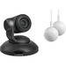 Vaddio ConferenceSHOT Video Conferencing Kit - Includes PTZ Camera and Two CeilingMIC Microphones - Black - Silicone - Black, White