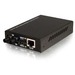 Quiktron Transceiver/Media Converter - 1 x Network (RJ-45) - 1 x ST Ports - DuplexST Port - Multi-mode - Fast Ethernet - 100Base-T, 100Base-FX - 1.24 Mile - DC - Rack-mountable