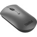 Lenovo ThinkBook Bluetooth Silent Mouse - Optical - Wireless - Bluetooth - Iron Gray - 2400 dpi - Scroll Wheel - 3 Button(s)
