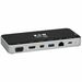 Eaton Tripp Lite Series USB Dock, Triple Display - 4K HDMI & mDP, VGA, USB 3.x (5Gbps), USB-A/C Hub, GbE, 60W PD Charging - Docking Station for Notebook/Tablet PC - 60 W - USB Type C - Network (RJ-45) - HDMI - VGA - DisplayPort - Mini DisplayPort - Thunde