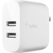 Belkin BOOST↑CHARGE Dual USB-A Wall Charger 24W - 24 W - 4.80 A Output