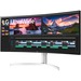 LG Ultrawide 38BN95C-W 38" UW-QHD+ Curved Screen Gaming LCD Monitor - 21:9 - Textured Black, Textured White, Silver - 38" Class - Nano In-plane Switching (Nano IPS) Technology - 3840 x 1600 - 1.07 Billion Colors - G-sync Compatible - 450 Nit - 1 ms - 144 