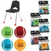 Merangue 4pk Assorted Colour Chair Slippers - 1 / Pack