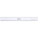 Westcott 30cm/12" Flexible Vinyl Ruler - 1/16 Graduations - Metric, Imperial Measuring System - Vinyl - 1 Each - Transparent