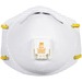 3M 8511 N95 Particulate Respirator With Cool-Flow Valve - Recommended for: Sanding, Grinding, Woodworking, Sweeping, Drywall - Disposable, Stretchable, Comfortable, Adjustable Headband, Adjustable Nose Clip, Soft, Lightweight, Breathable, Filter, Hanging 