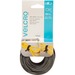 VELCRO Reusable Ties - Cable Tie - Black, Gray - 1 - 11.34 kg Loop Tensile - 8" Length