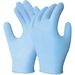 RONCO NE1 Nitrile Examination Glove - Medium Size - Blue - Powder-free, Textured Fingertip, Flexible, Latex-free, Solvent Resistant, Chemical Resistant, Ultra Thin, Lightweight, Allergen-free - For Veterinary, Laboratory, Pharmaceutical, Food, Beauty Salon, Cosmetology, Emergency Medical Service (EMS), Paramedic, Food Preparation, Laboratory, Clinical, ... - 100 / Box - 2 mil (0.05 mm) Thickness