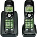 VTech CS6114-21 DECT 6.0 Cordless Phone - Black - Cordless - Corded - 1 x Phone Line - 2 x Handset - Hearing Aid Compatible