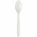 Eco Guardian 6" Natural Colour Plant-Based Teaspoon - Teaspoon - Teaspoon - Food - Dishwasher Safe - Plant Starch - Natural - 50 / Pack