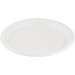 Eco Guardian 9" Round Fibre Compostable Plate - Party, Picnic, Food, Salad - Microwave Safe - Oven Safe - 9" (228.60 mm) Diameter - Fiber, Bagasse, Sugarcane Body - Round - 50 / Pack