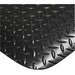 Floortex Industrial Deck Plate Anti-Fatigue Mat - Deck, Workstation - 0.560" (14.22 mm) Thickness - PVC Foam - Black - 1Each