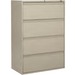 Offices To Go 4 Drawer High Lateral Cabinet - 36" x 19.3" x 52.1" - 4 x Drawer(s) for File - Lateral - Interlocking, Lockable, Leveling Glide - Nevada - Metal