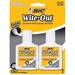 BIC Wite-Out Brand Quick Dry Correction Fluid, 22 mL, White, Goes On Easy With A Reduced Dry Time, 12-Count - 22 mL - White - Quick Drying, Easy to Use - 1 / Pack
