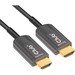 Club 3D HDMI AOC Cable 4K120Hz M/M 20m/65.6 ft - 65.62 ft HDMI A/V Cable for TV, Projector, Audio/Video Device - First End: 1 x HDMI 2.1 Digital Audio/Video - Male - Second End: 1 x HDMI 2.1 Digital Audio/Video - Male - 48 Gbit/s - Extension Cable - Suppo
