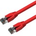 Axiom 3FT CAT8 2000mhz S/FTP Shielded Patch Cable Snagless Boot (Red) - 3 ft Category 8 Network Cable for Network Device - First End: RJ-45 Network - Male - Second End: RJ-45 Network - Male - 40 Gbit/s - Patch Cable - Shielding - Gold, Nickel Plated Conta