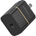 OtterBox USB-C Fast Charge Wall Charger - Premium - 1 Pack - 120 V AC, 230 V AC Input - 5 V DC/3 A, 9 V DC Output - Black Shimmer