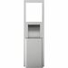 Scott Pro Wall Unit/Trash Receptacle - Touchless, Roll Dispenser - 54.5" Height x 11.5" Width x 4" Depth - Stainless Steel - Stainless Steel - Anti-bacterial - 1 Each