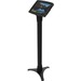 Compulocks Surface Pro/Go Enclosure Portable Floor Stand - Space Adjustable - Floor Stand - Aluminum, Cast Iron - Black