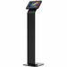 CTA Digital Premium Small Locking Floor Stand Kiosk (Black) - Up to 8" Screen Support - 50" Height x 13.5" Width x 16" Depth - Floor - Steel - Black