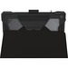 MAXCases Extreme Folio-K Carrying Case (Folio) for 10.2" Apple iPad (7th Generation) Tablet - Black, Clear - Shock Absorbing, Damage Resistant, Drop Resistant, Bump Resistant, Scratch Resistant, Wear Resistant, Tear Resistant, Anti-slip Feet