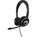 V7 USB-C Deluxe Headset with Noise Cancelling Mic, Volume Control, Digital Headset, Laptop Computer, Chromebook, PC - Black, Gray - Stereo - USB Type C - Wired - 32 Ohm - 20 Hz - 20 kHz - Over-the-head - Binaural - Circumaural - Noise Cancelling, Omni-dir