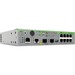 Allied Telesis Gigabit Layer 3 Lite PoE Pass-Through Switch - 8 Ports - Manageable - 3 Layer Supported - Modular - 2 SFP Slots - 98 W Power Consumption - 62 W PoE Budget - Optical Fiber, Twisted Pair - PoE Ports - Rack-mountable, DIN Rail Mountable