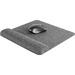 Allsop Premium Plush Mousepad with Wrist Rest - (32311) - 1.85" x 11.60" Dimension - Gray - Foam - 1 Pack Retail
