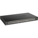 D-Link 52-Port 10-Gigabit Smart Managed PoE Switch - 52 Ports - Manageable - 3 Layer Supported - Modular - 57.20 W Power Consumption - 370 W PoE Budget - Twisted Pair, Optical Fiber - PoE Ports - Lifetime Limited Warranty