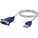 Sabrent USB 2.0 To Serial DB9 Male (9 Pin) RS232 Cable Adapter (CB-DB9P) - 1 ft DB-9/USB Data Transfer Cable for PDA, Digital Camera, Cellular Phone, Modem, ISDN Termination Adapter, PC, MAC - First End: 1 x USB 2.0 Type A - Male - Second End: 1 x 9-pin D