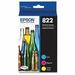 Epson T822 Original Standard Yield Inkjet Ink Cartridge - Combo Pack - CMY Pack - Inkjet - Standard Yield